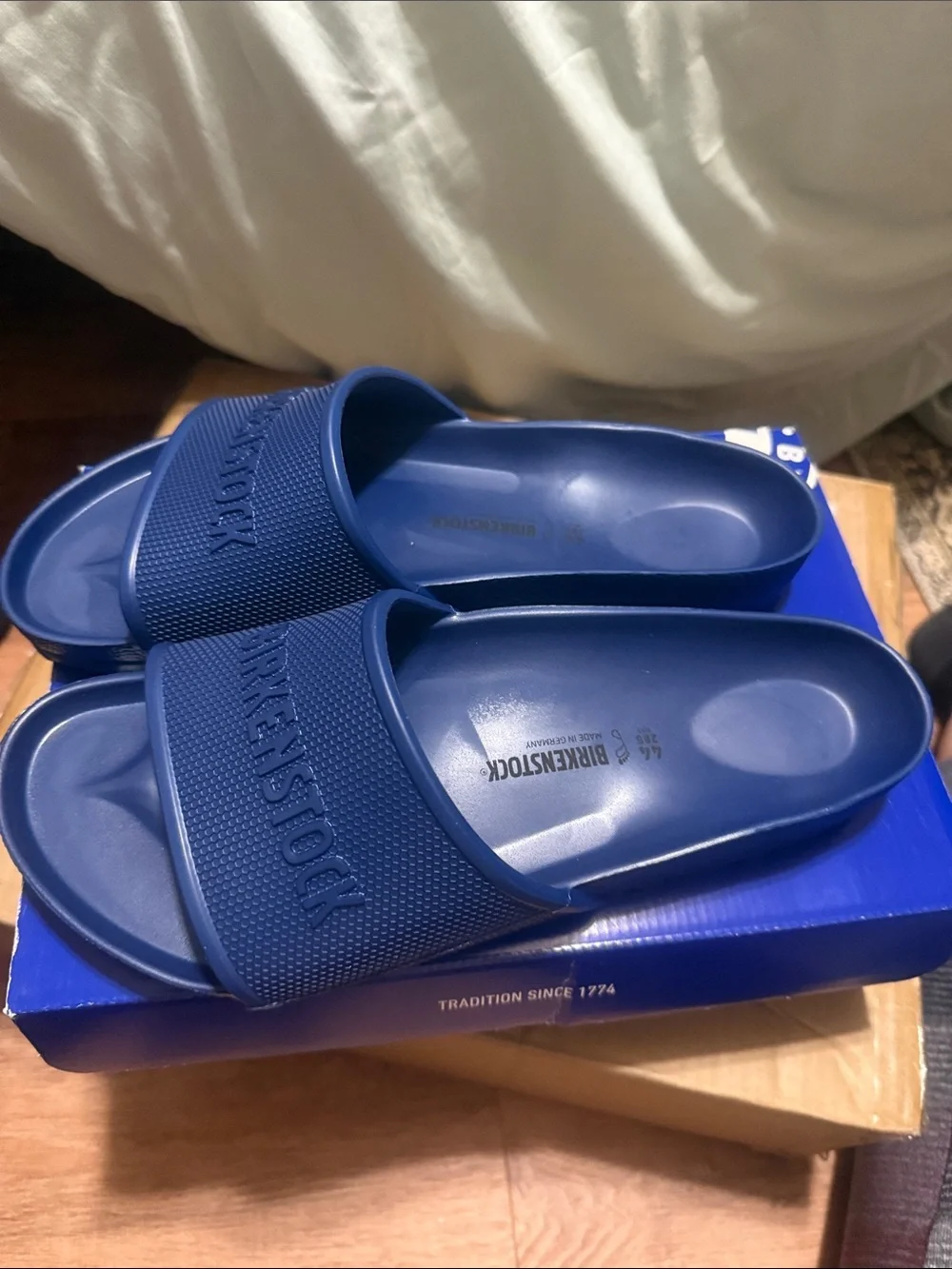 Men's Blue Birkenstock Slides